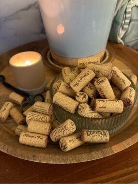 🍷 75 total- Assortment of Wine & Champagne Corks for Crafts